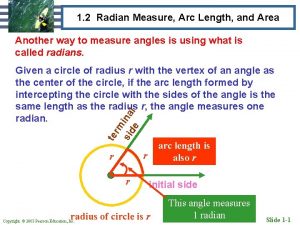 Radian area Radian area