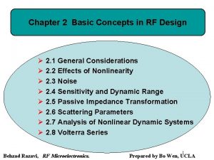 Rf circuit design ppt