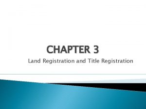 Polaris land registry