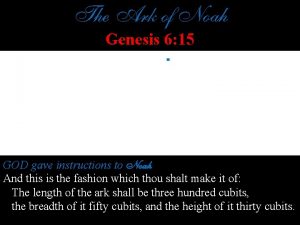 Genesis 6 16