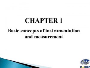 Basic concepts of instrumentation