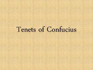 Timeline of confucius