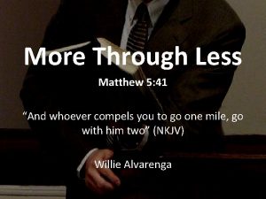 Matthew 5 41 meaning