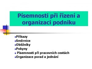 Pozvánka na poradu vedoucích pracovníků vzor