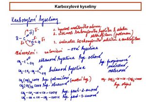 Karboxylov kyseliny Pprava karboxylovch kyselin oxidace primrnch alkohol