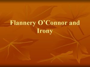 Good country people irony Good country people irony