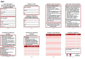 Fig 1 Atrial Fibrillation Oral Anticoagulation Card for