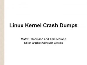 Crash linux
