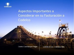 Aspectos Importantes a Considerar en su Facturacin a