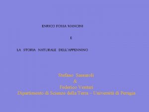 Enrico fossa Enrico fossa