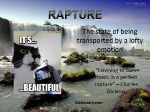 Rapture adjective