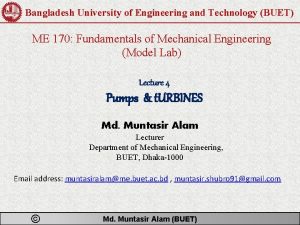 Bangladesh University of Engineering and Technology BUET ME