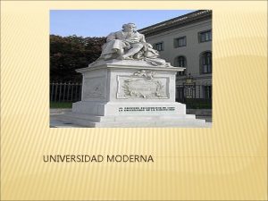 Universidad moderna Universidad moderna