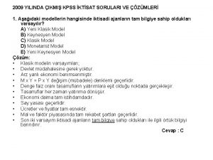 2009 YILINDA IKMI KPSS KTSAT SORULARI VE ZMLER