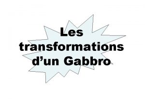 Lame mince gabbro légendée