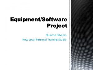 Quinton Silvanio New Local Personal Training Studio q