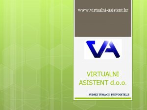 www virtualniasistent hr VIRTUALNI ASISTENT d o o