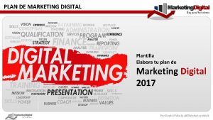 Plan de marketing digital plantilla