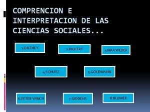 COMPRENCION E INTERPRETACION DE LAS CIENCIAS SOCIALES 1