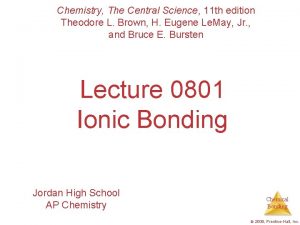 Chemistry The Central Science 11 th edition Theodore