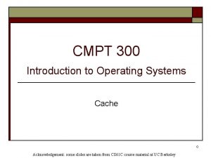 Set associative cache