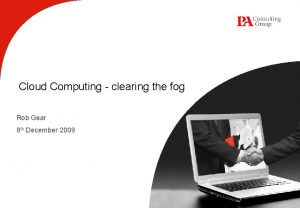 Fog computing ppt