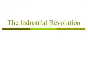 Manchester in the industrial revolution