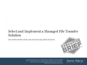Market overview managed file transfer solutions