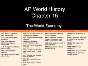 Chapter 16 ap world history