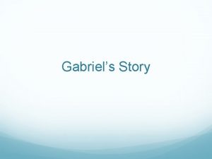 Gabriels Story 1993 Born date 03031993 in Florianpolis