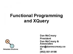 Functional programming