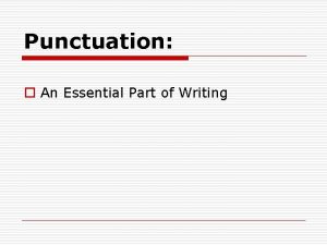 However and punctuation However and punctuation