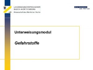 Gefahrstoffverzeichnis zahnarztpraxis