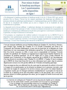 En distinguant le handicap psychique du handicap mental