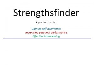 Relator strengthsfinder definition