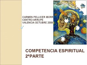 CARMEN PELLICER IBORRA CENTRO ARRUPE VALENCIA OCTUBRE 2009