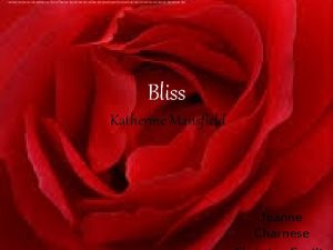 Character of bertha in bliss pdf