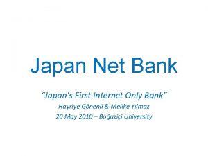 Japan net bank credit card