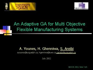 Objectives of flexible manufacturing system