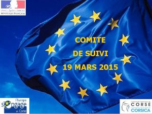 COMITE DE SUIVI 19 MARS 2015 Ouverture CTCETAT