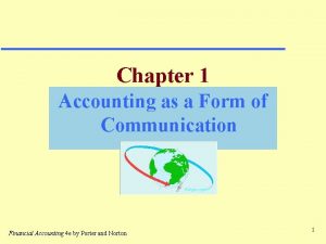 Accounting as a form of communication