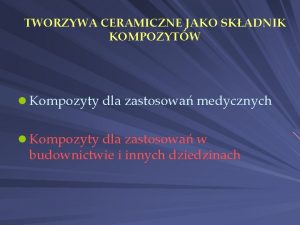 Tworzywo ceramiczne