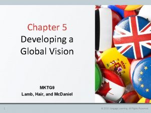 Chapter 5 Developing a Global Vision MKTG 9