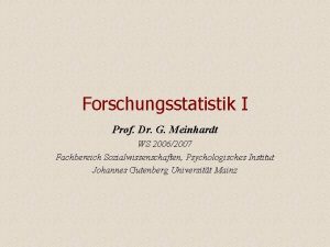G. meinhardt G. meinhardt