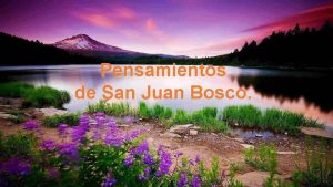 Pensamientos de san juan bosco