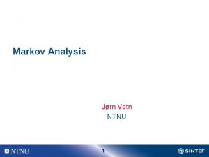 What is markov analysis