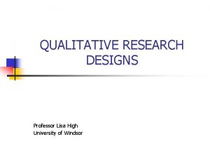 Sampling techniques in qualitative research