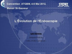 Convention ATGBM 4 5 Mai 2012 Manoir StSauveur