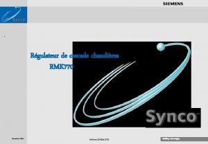 Rgulateur de cascade chaudires RMK 770 Siemens sans