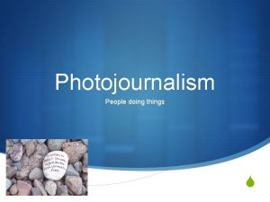 Photojournalism jobs